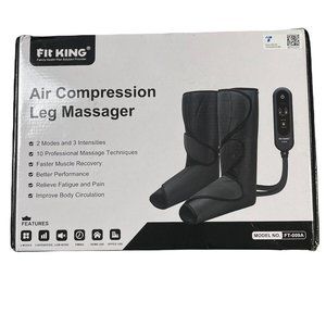 New, Sealed Box Fit King Air Compression Leg Massager with Heat (FT-057A